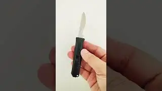 MS48 aluminum telescoping knife auto utility scalpel replaceable surgical blade otf utility knife