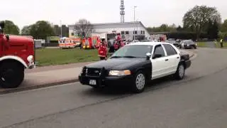 Restored American Police Cars in Delmenhorst/Germany