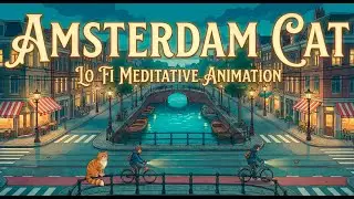 Amsterdam Cat Lo Fi meditative animation