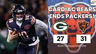 Cardiac Bears ENDS Packers Season|| Bears vs Packers Postgame Reaction & Analysis