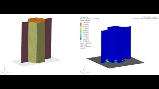 HM 2023(Radioss Explicit Solver): Nonlinear Buckling Analysis for Crash Box