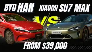 BYD HAN EV 2024 vs Xiaomi SU7 Max 2024 | The Best Chinese Electric Cars 😍#car