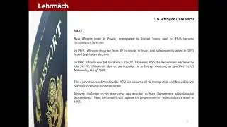 Afroyim Citizenship RBA 6.0 - Case Facts