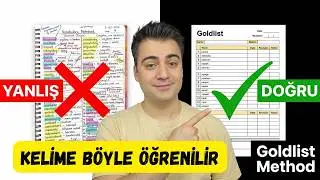 GOLDLIST METHOD: It's IMPOSSIBLE not to learn vocabulary! A memory system without rote memorization.