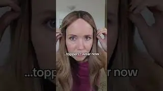 Hair toppers have come a long way #hairloss #hairtopper #toppers