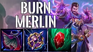 The Ranked Gods Spare Some Mercy! Merlin Mid Gameplay (Smite Ranked Conquest)