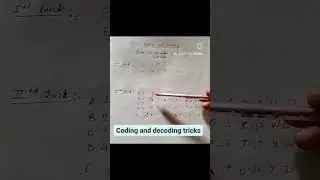 🤔😱 Tricks🔥 how to remember alphabets numbers in Coding and decoding #exam #govtjobs