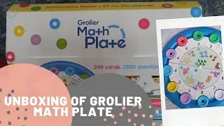 Unboxing of Grolier Math Plate | #mrsEnerodiaries