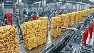 Inside a Modern Noodle Factory The Whole Production Process | How It's Made