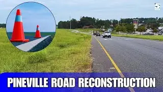 Major road reconstruction in Pineville