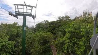 Mahogany bay , Roatan Island  Chair lift to the beach