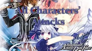 All Characters' Skills, Fairize, & Magic Attacks Compilation | Fairy Fencer F: Advent Dark Force EN