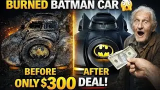 Restoring a Completely Burned Batman Car for ONLY $300 | Full Restoration