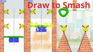 Draw to Smash gameplay walkthrough - all levels - level 121 - 140. #drawtosmash