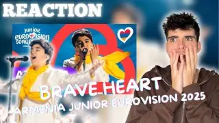 Armenia 🇦🇲 - Albert - Brave Heart (LIVE) REACTION (Junior Eurovision 2025)