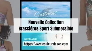 Brassi&egrave;re Tankini Sport Submersible COULEURS LAGON | UPF50 Lycra | Surf & Sport