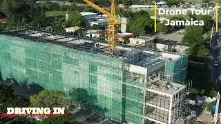 Drone Tour Construction Usian Bolt Building Jamaica
