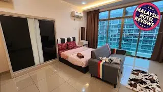 Romantic pool view Mount Austin Palazio Studio | Johor Bahru, Malaysia | Hotel Review 🏨