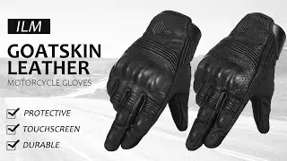 ILM Goatskin Leather Motorcycle Racing Gloves