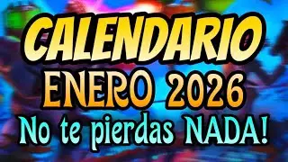 CALENDARIO ENERO 2026 📅 | APUNTATE TODAS ESTAS FECHAS IMPORTANTES! | TODOS LOS EVENTOS! | MCOC