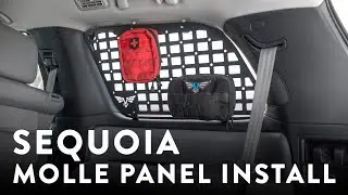 Sequoia Rear Window MOLLE Panel Install