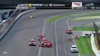 Chase Austin Huge Crash @ 2014 Indy Lights Indianapolis