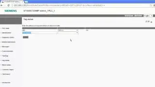 Web server PLC Simatic S7-1500 in CPU 1511-1 PN, online