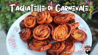 TAGLIATELLE DOLCI FRITTE CARAMELLATE - Ricetta di Carnevale