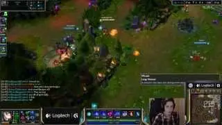 Bjergsen Ahri vs Velkoz [Challenger Ranked solo queue mid]