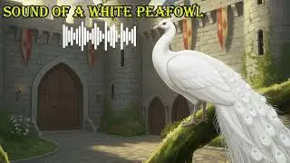 SOUND OF A WHITE PEAFOWL 🔊 What does a white peafowl sound