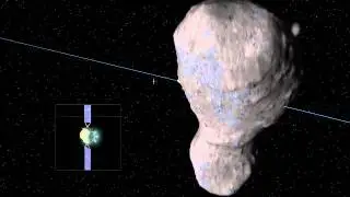 B612 Foundation Asteroid Deflection Visualization: Gravity Tractor Phase