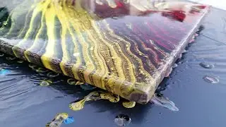 Fluid Art - Flowing Technique - Six Colors - Shelby Art