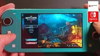 The Witcher 3 Wild Hunt Nintendo Switch Lite Gameplay