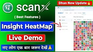 Best Scanx Features Live | Dhan Scanx Screener Live | Insight Features | heatmap for Stocks