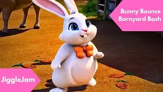 🐇 Bunny Bounce Barnyard Bash! | Dance and Sing Along! | Kids Songs by JiggleJam 🎶