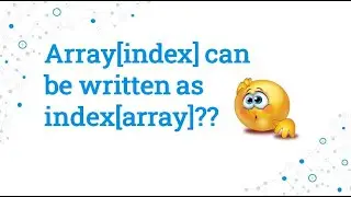 Array[index] can be written as index[array]??