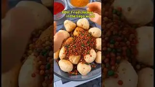 POV fried chicken in the lego world #legocity #lego #pov #subscribe #povlego #shorts #fyp