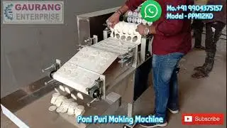 PPM12KD - Pani Puri Making Machine Automatic