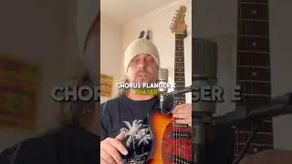 Chorus, Flanger e Phaser diz qual vc mais usa #guitarra #guitarrista #telecaster #guitar #rock