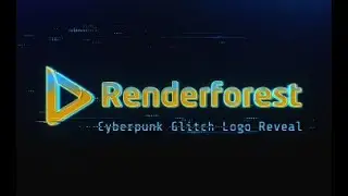 Cyberpunk Glitch Logo Reveal