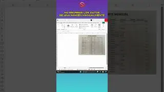 CONVERTIR UNA IMAGEN A DATOS AUTOM&Aacute;TICAMENTE EN EXCEL