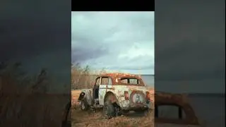 Old Moskvitch 401 Car Restoration 🛠️ #asmr #dreamcar  #shorts #oldcarrestoration #classiccars