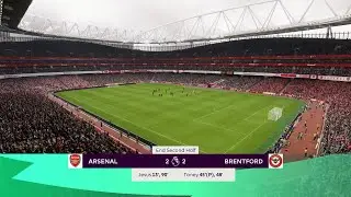 FIFA 23 - Arsenal v Brentford - Premier League | Legendary Ai | Gameplay | Ultra Graphic