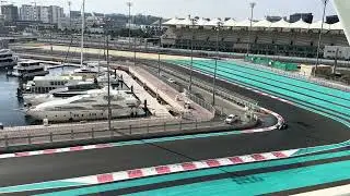 F1 track race at Yas Marina Abu Dhabi 