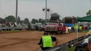 Stock Diesel Truck Pulling At Old Tyme Days