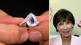 Diamonique x Kathy Levine All the Best Tapered SS Baguette Ring on QVC