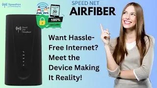 Introducing Speed Net's AirFiber Plug and Play Indoor Device |AirFiber| Internet Service Provider