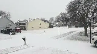 Part 2 of Winter Storm Blair! St. Charles, MO. January 24, 2026. 1:10pm