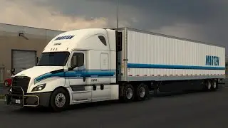 ATS Butte(MT) to Jackson(WY) Realistic Driving Freightliner Cascadia