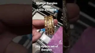 28g 4piece set of Bangles (for more videos subscribe this channel and press the bell icon🔔)
